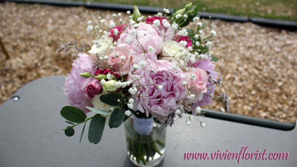 Montreal peony bridal bouquet