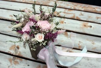 Pink eternal rose bouquet Montreal